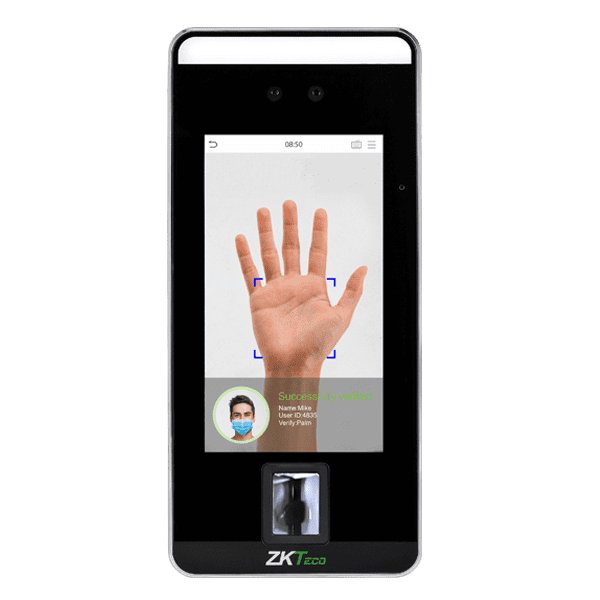 Palm vein recognition attendance terminal touchless authentication Egypt