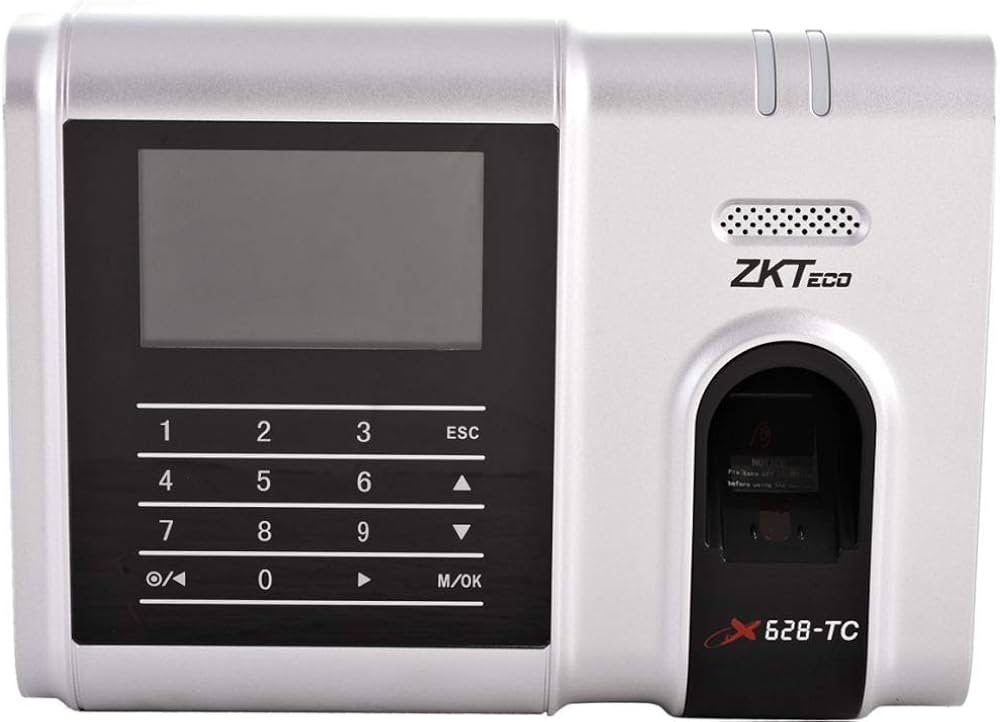 zk x628tc, ZKTeco fingerprint attendance terminal with numeric keypad Egypt