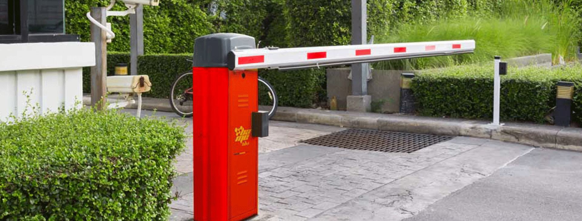 Commercial parking barrier gate