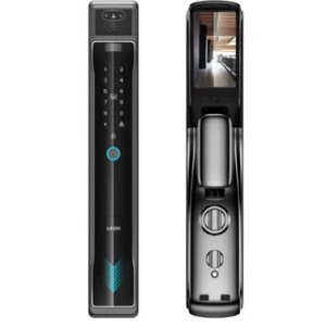 Lezn K30 Cat Eye, Lezn smart door lock, smart video door lock, Tuya smart lock Egypt, WiFi door lock with camera, fingerprint door lock Egypt, biometric door lock, Lezn smart lock Egypt, smart home security Egypt, electronic door lock, Cat Eye smart door viewer lock, HD video smart lock