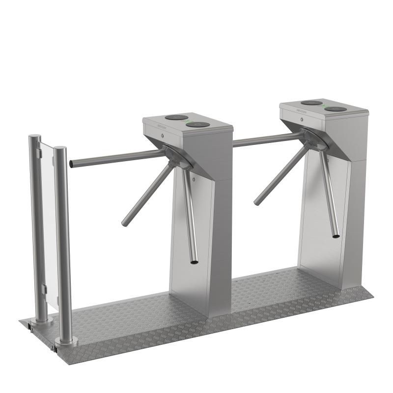 Tripod turnstile gate for office lobby
