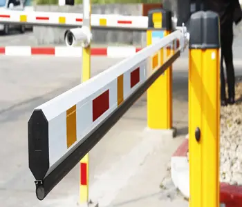 Automatic garage barrier gate for residential compound
